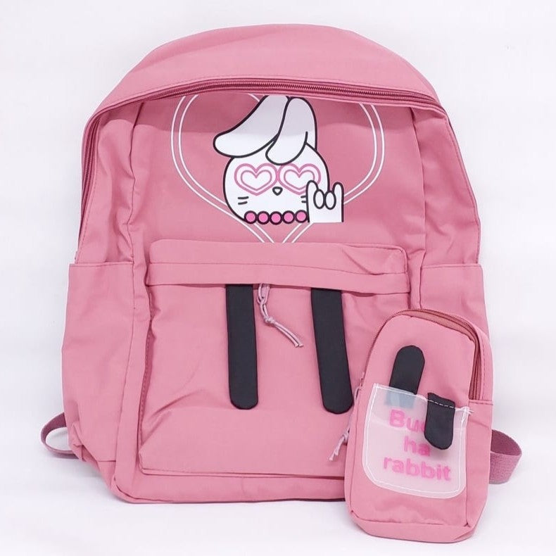 Mochila Escolar Kawaii Oreja🐰