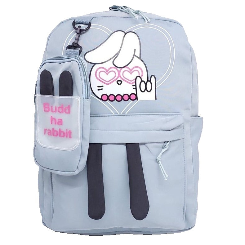 Mochila Escolar Kawaii Oreja🐰