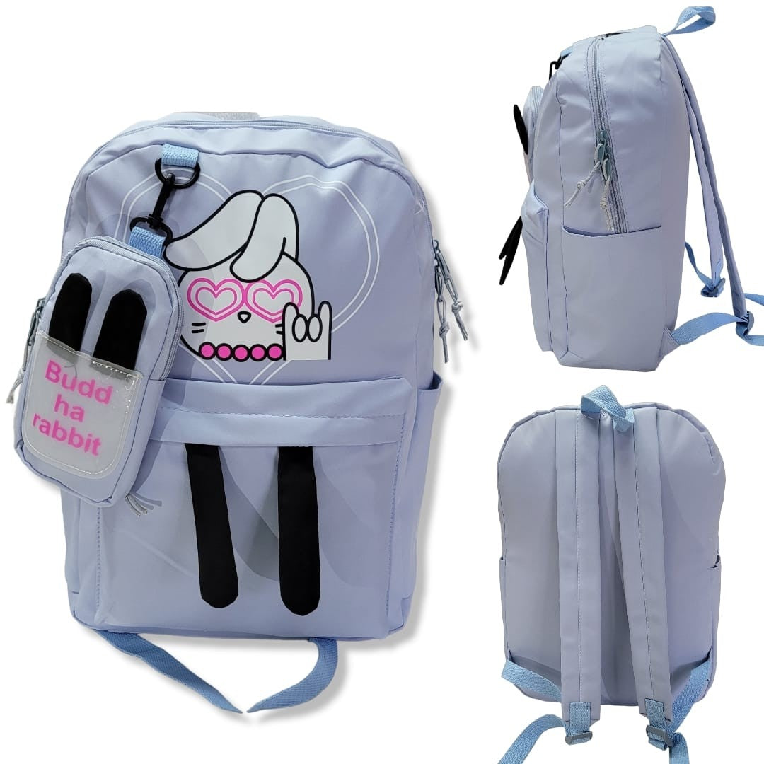 Mochila Escolar Kawaii Oreja🐰